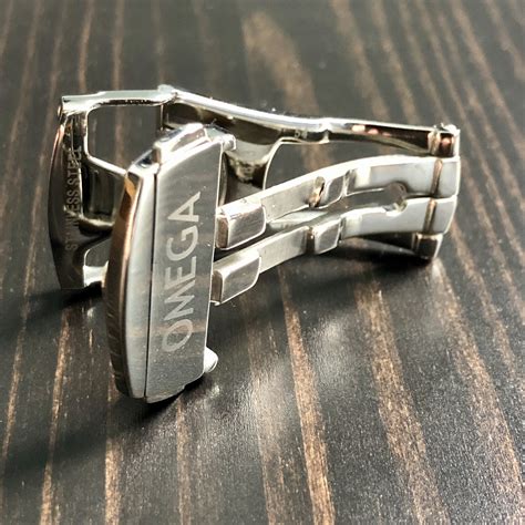 omega deployment buckle replica|omega stainless steel foldover clasp.